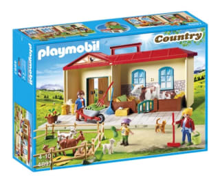 Granja maletín Playmobil Country por 23,20€.