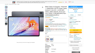 Tablet BMAX I11 Plus 16GB 128GB Android 12,5G por 129€