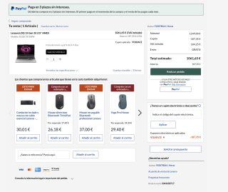 Lenovo LOQ 15 Gen 10 (15" AMD) Modelo 83JGCTO1WW por solo 1061,65€