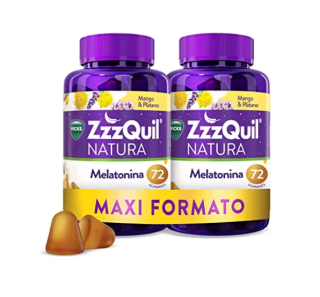 2 x72 Pastillas para dormir Melatonina pura y extractos de Valeriana Camomila y Lavanda por 38,99€