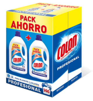 Detergente Líquido Colon para Ropa Blanca y de Color - 146 Lavadas - Pack Caja 2 por 17,59€