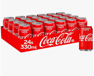 Pack ,Coca-Cola Sabor Original 24*330 ml por 16,06€(9,63€ usuario nuevo)