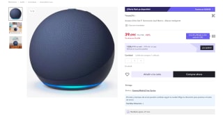 Altavoz inteligente Amazon Echo Dot 5ª Generación azul marino por 27,36€