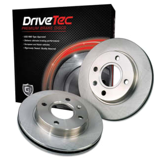 DRIVETEC Front Vented Brake Disc Pair 262mm - £4.90