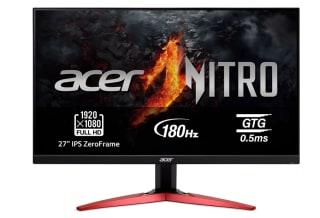 Monitor gaming - Acer KG271 M3, 27" Full HD, 1 ms, 180 Hz, 2 x HDMI(2.0)+ 1 x DisplayPort(1.2)+ 1 x Altavoz, AMD FreeSync Premium por 123.14€