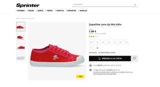 Recopilación de zapatillas de lona para mujer por 1,79€