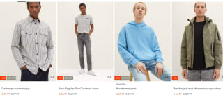 20% extra korting op de sale tot 50% bij Tom Tailor