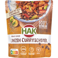 50% korting op alle Hak schotels bij de AH