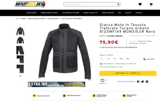 Chaqueta de moto TUCANO URBANO MONSIEUR de cuero por 75,90€