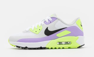 Nike AIR MAX 90 G - Golfschoenen white/black/lilac voor €65,90 bij Zalando