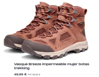 Botas de trekking para Mujer Vasque Breeze por 49.99€