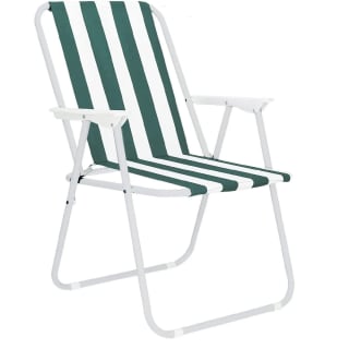 Silla de Playa Plegable con Reposabrazos por 12.32€