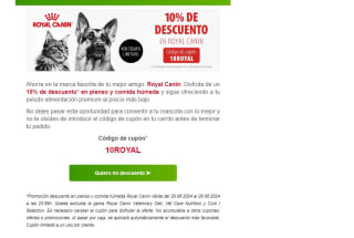 10% descuento en la marca Royal