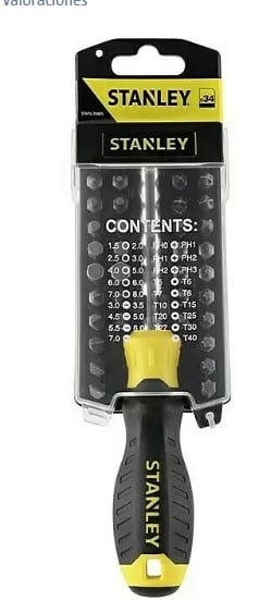 Stanley Destornillador de punta intercambiable STHT0-70885 por 5,29€