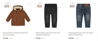 Tot 70% stapelkorting tijdens de sale bij Dirkje.