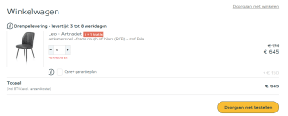 5+1 gratis op geselecteerde eetkamerstoelen bij Henders & Hazel