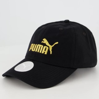 Boné da Puma, modelo ESS na cor preto e Dourado - R$ 39,90