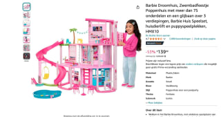 Barbie Droomhuis voor €139