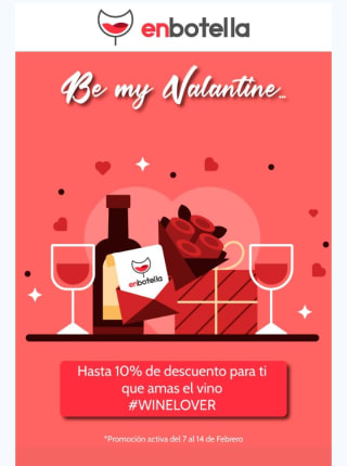 Hasta -10% de Descuento en Enbotella.