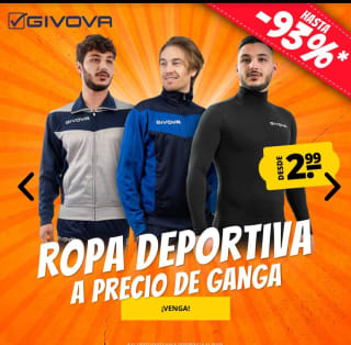 Descuentos hasta -95% en marca Givova