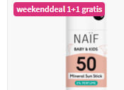Alle Naïf 1+1 gratis bij Plein