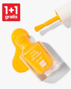 1+1 gratis op nagellak bij HEMA