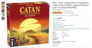 Juego de mesa Catan por 29,99€ amazon