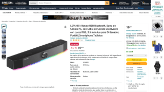 LEFANDI Altavoz USB Bluetooth PC por 19,99€