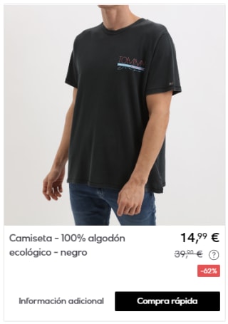 Tommy Hilfiger - Camisetas para ellas hasta 14,99€