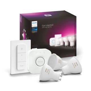 Pack de inicio de bombillas inteligentes Philips Hue GU10 por 27,99€