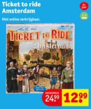 Ticket to Ride Amsterdam voor €12,99 bij Kruidvat
