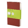 Set 3 cuadernos Cahier páginas en blanco rojo Moleskine por 2,95€