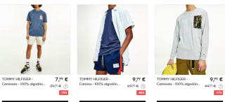 Hasta 90% descuento en ropa Tommy Hilfiger desde solo 2,50€