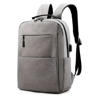 Mochila Crusec gris para computador de 3 piezas por $9.990