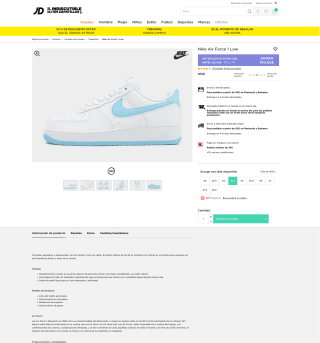 Zapatillas NIKE AIR FORCE 1 LOW por solo 80€