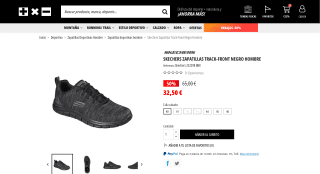 Skechers Zapatillas Track-front Negro por 32,50€