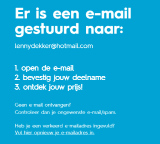 15% korting na inschrijving winactie bij Hema