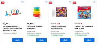 Oferta 3x2 en juguetes favoritos en Carrefour muy buenos precios