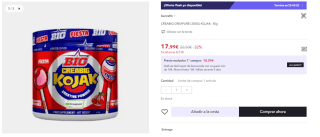 BIG creatina 200gr Creabig Kojak por 10.8€