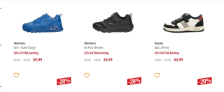 20% extra korting op de sale van Schuurman Schoenen