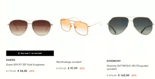 Diverse merk zonnebrillen tot 75% korting + 15% extra korting dmv code CK | Tommy | BOSS | Oakley | Michael Kors
