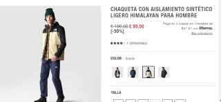Chaqueta The North Face Himalayan por 95€
