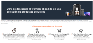 Reacondicionados 20% Extra descuento en muchos productos en Amazon