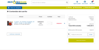 TV QLED 75" TCL 75C745 VA FALD 220 zonas 144Hz, HDMI 2.1Google TV por 1,160€