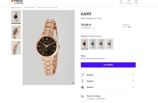 reloj marca Gant Park Avenue 28 por 70€