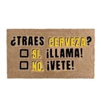 2ud Felpudos Base Goma Antideslizante Material Fibra de Coco 100% Natural por 10,08€