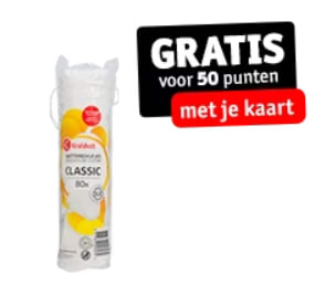 Gratis extra producten bij inwisselen Kruidvat punten
