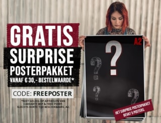 Gratis surprise posterpakket bij bestelling bij Impericon
