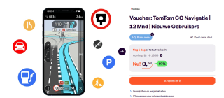 TomTom GO Navigation, nu 12 maanden voor €0,50 via Ibood