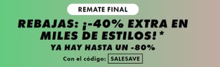 Hasta 80% + 40% EXTRA en tu compra en ASOS